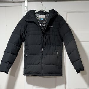 Columbia Black Kids Hooded Puffer Coat